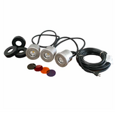 Photo of Kasco Stainless Steel Lighting (with Colored Lenses) for Floating Fountains - Marquis Gardens